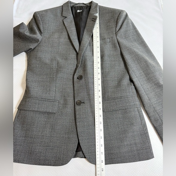 NWT The Kooples Gray Checkered Mens Blazer. Size FR 44, US XS - Picture 10 of 14